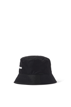 Classic Logo Nylon Bucket Hat